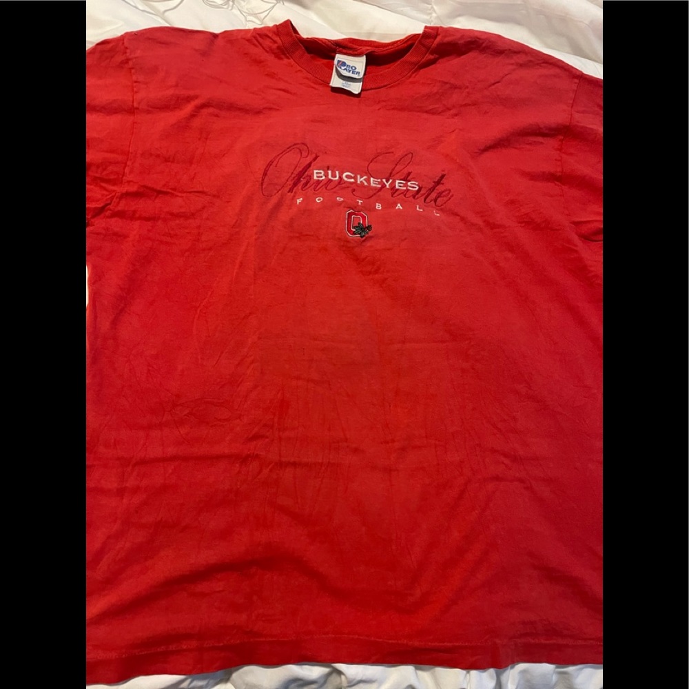 Vintage Ohio State Buckeyes Football XXL Shirt Made in USA look at all pics